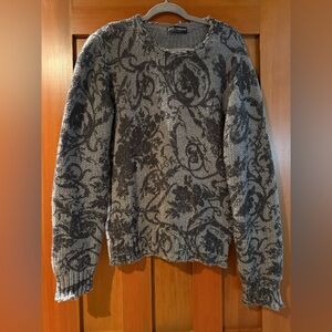 Dolce & Gabbana Gray Knit Sweater M